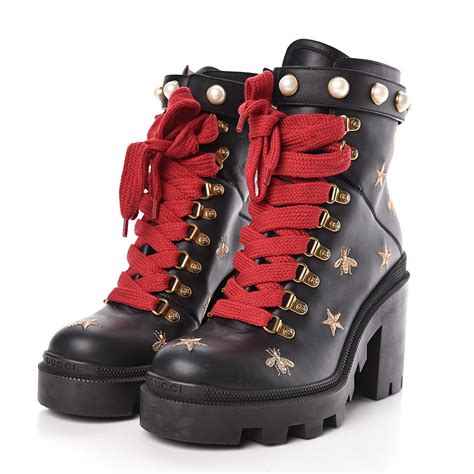 gucci booter|designer gucci lace boots.